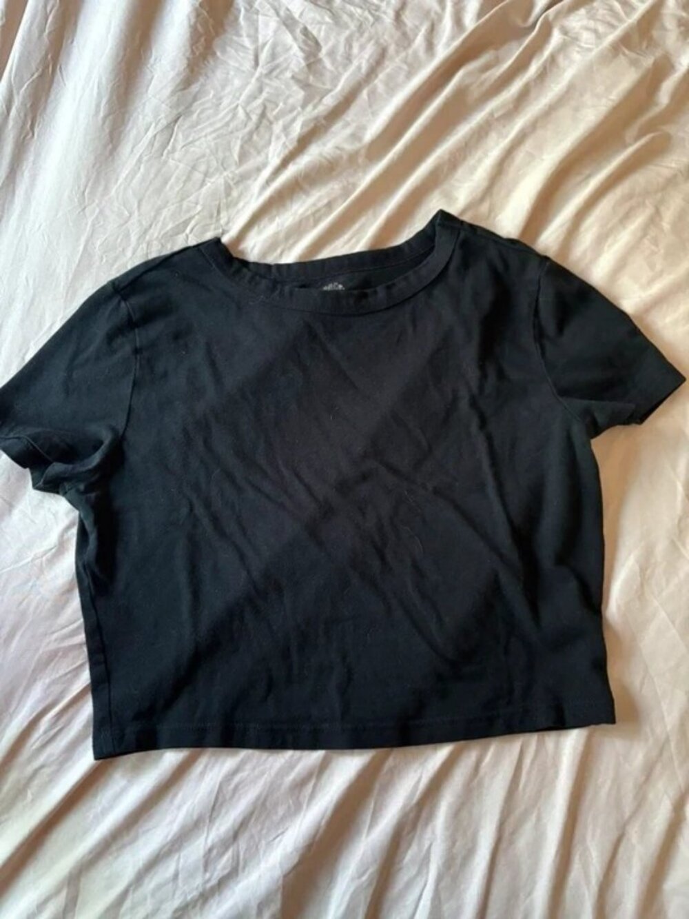 Wild Fable Black Crop Top, Size M